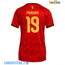 Camisa de time de futebol Bélgica Diego Moreira #19 Replicas 1º Equipamento Feminina Mundo 2026 Manga Curta